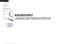 kounovsky.de Webseite Vorschau