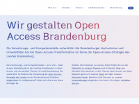 open-access-brandenburg.de Webseite Vorschau