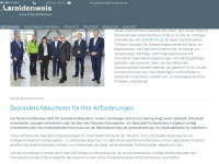 greidenweis-sondermaschinen.de Webseite Vorschau