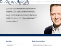 gernot-halbleib-legal-tech.de Webseite Vorschau