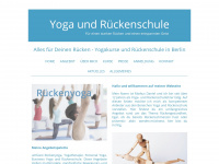 yogaundrueckenschule.de Webseite Vorschau