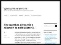 cyclosporinainhibitor.com Webseite Vorschau