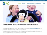 zahnaerzte-pfuhl.de Webseite Vorschau