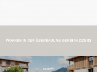 gerbi-zizers.ch Webseite Vorschau