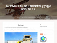 ultraleicht-foerderverein.de Webseite Vorschau