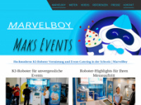 marvelboy.ch Webseite Vorschau