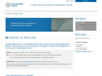 genfam.univie.ac.at Webseite Vorschau