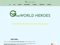 oneworld-heroes.at Webseite Vorschau
