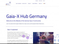 gaia-x-hub.de Webseite Vorschau