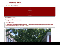 orgel-anja.de Webseite Vorschau