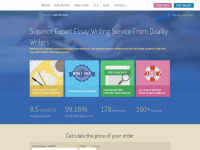 writing-expert.com Webseite Vorschau