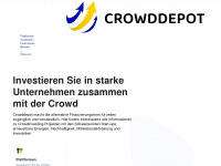 crowddepot.com Webseite Vorschau