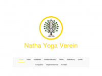natha-yoga.ch Webseite Vorschau