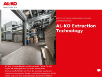 alko-extractiontechnology.com Webseite Vorschau