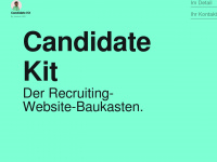 candidatekit.de Webseite Vorschau