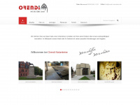orendi-natursteine.de Webseite Vorschau