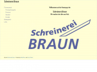 schreinerei-braun.ch Webseite Vorschau