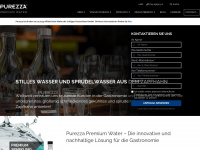 purezza-water.de Webseite Vorschau