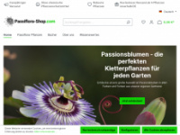 passiflora-shop.com Webseite Vorschau