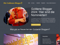 goldeneblogger.de Webseite Vorschau