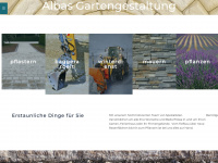 albas-gartengestaltung.de Webseite Vorschau