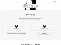 becona.de Webseite Vorschau