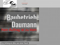 baubetrieb-daumann.de Webseite Vorschau