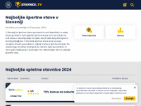 stavnice.tv Webseite Vorschau