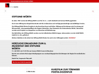 stiftung-wuerth.de Webseite Vorschau