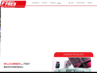 frey-maschinenbau.de Webseite Vorschau