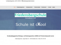 friedensbergschule.de Webseite Vorschau