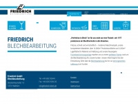 friedrich-blech.de Webseite Vorschau
