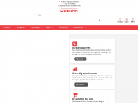 refrico.se Webseite Vorschau