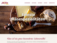 jaeckle-kaese.de Webseite Vorschau
