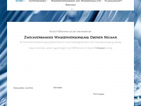 wasserversorgung-oberer-neckar.de Webseite Vorschau