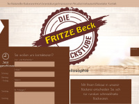fritzebeck.de Webseite Vorschau