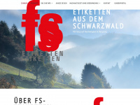 fs-etiketten.de Webseite Vorschau
