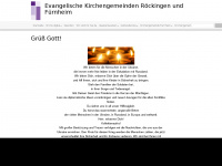 roeckingen-evangelisch.de Webseite Vorschau