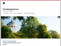 privatanlegerforum.de Webseite Vorschau