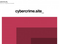 cybercrime.site Webseite Vorschau