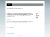 3d-profidruck.ch Webseite Vorschau