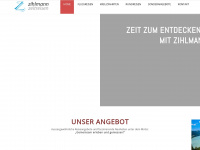 zihlmann-zeitreisen.ch Webseite Vorschau