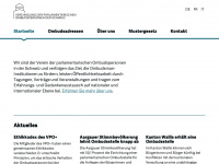 ombudsstellen.ch Webseite Vorschau