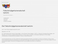 fallschirmjaegerkameradschaft-iserlohn.de Webseite Vorschau