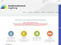 studierendenwerk-augsburg.de Webseite Vorschau