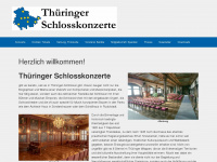 thueringer-schlosskonzerte.de Webseite Vorschau