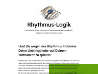 rhythmus-logik.de Webseite Vorschau