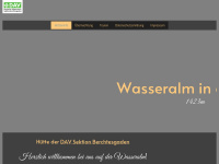 wasseralm-berchtesgaden.de Webseite Vorschau