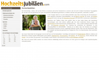 hochzeitsjubiläen.com Webseite Vorschau