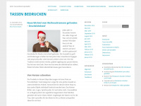 tassen-bedrucken.eu Webseite Vorschau